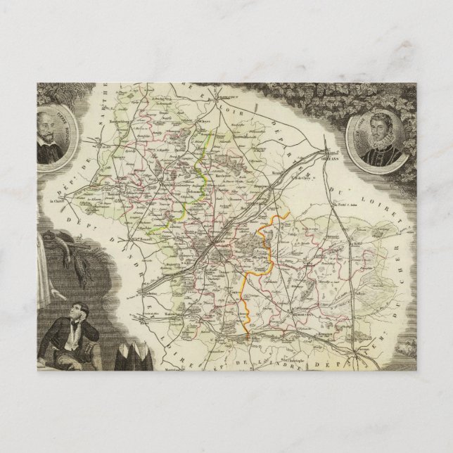 Dormouse and Dear Postcard (Front)