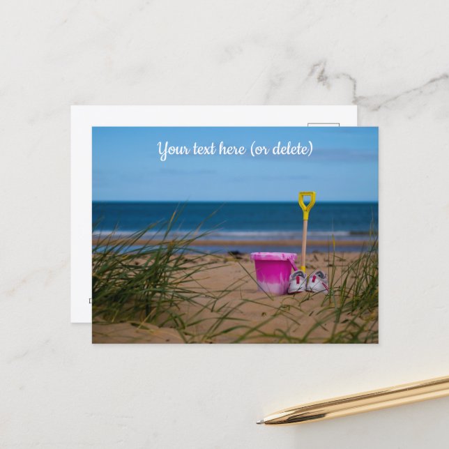 Dornoch Beach, Scotland Postcard (Front/Back In Situ)