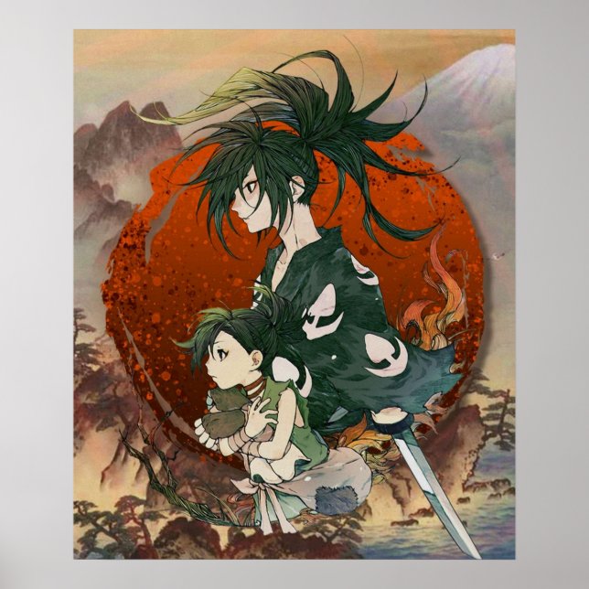 Dororo and hyakkimaru poster (Front)