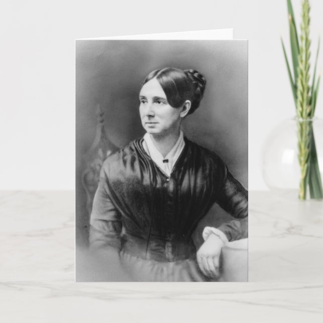 Dorothea DIx Mental Health Reformer Nurse Suffrage Card (Front)