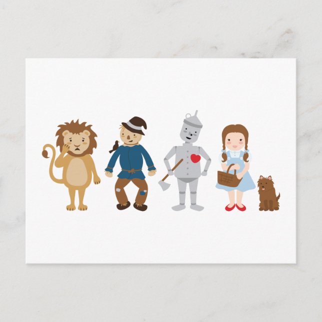 Dorothy and Friends Postcard (Front)