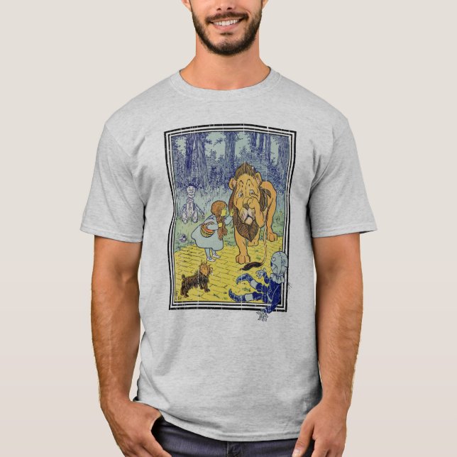 Dorothy and her friends from the Wizard of Oz T-Shirt (Front)