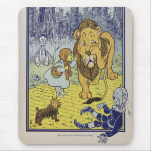 Dorothy and the Cowardly Lion from Wizard of Oz Mouse Pad