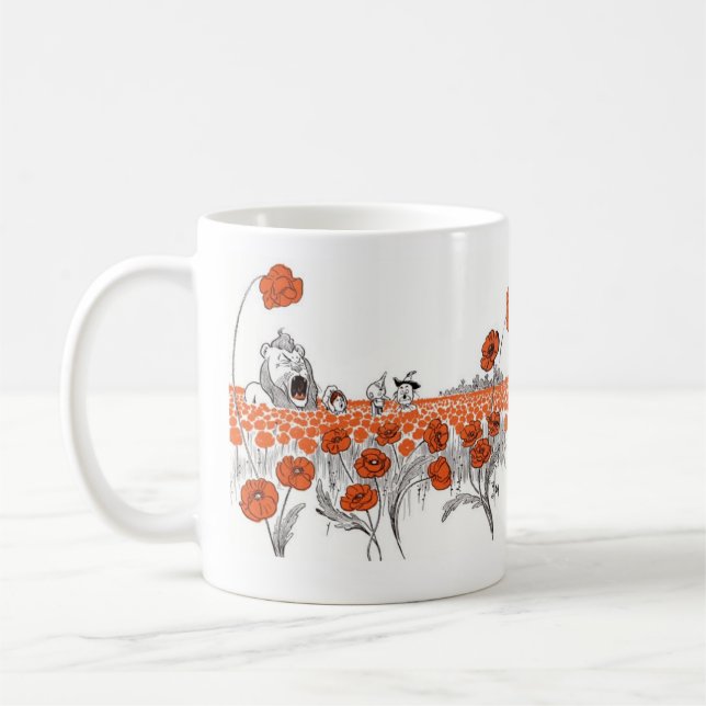 Dorothy and the Poppies Coffee Mug (Left)