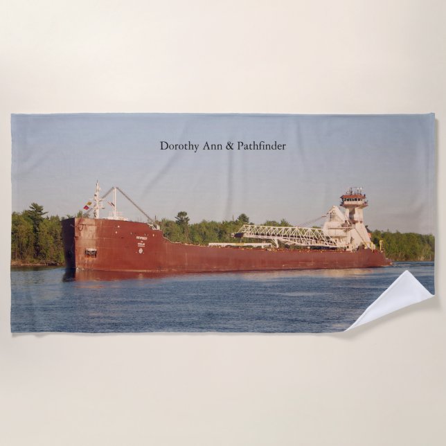 Dorothy Ann & Pathfinder beach towel (Front)