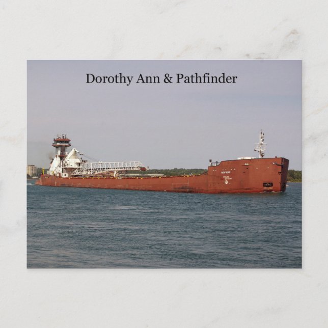Dorothy Ann & Pathfinder Post Card (Front)