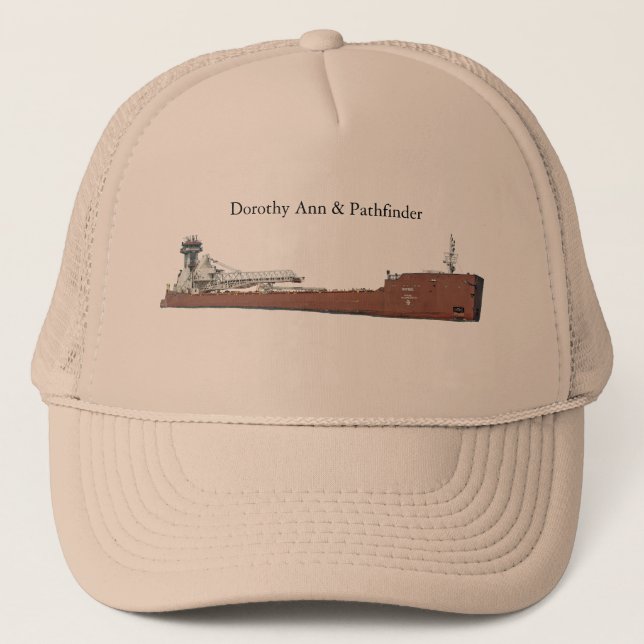 Dorothy Ann & Pathfinder trucker hat (Front)
