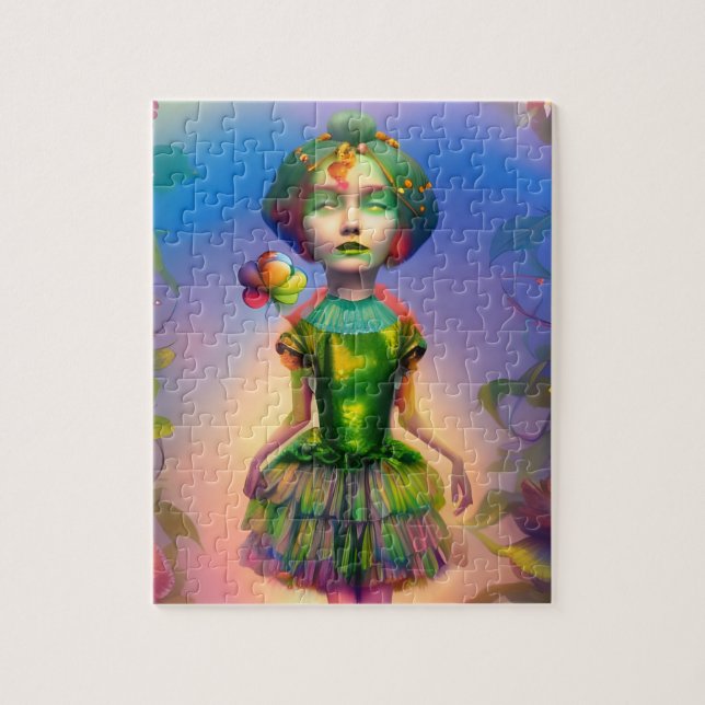 Dorothy as a Lollipop Kid AI generated fantasy art Jigsaw Puzzle (Vertical)