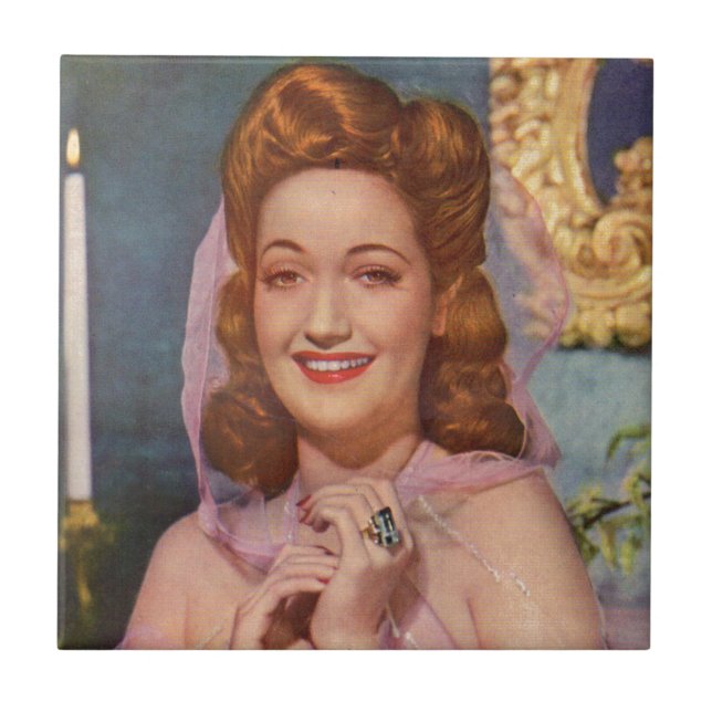 Dorothy Lamour 1940s star of the 'Road' pictures Tile (Front)