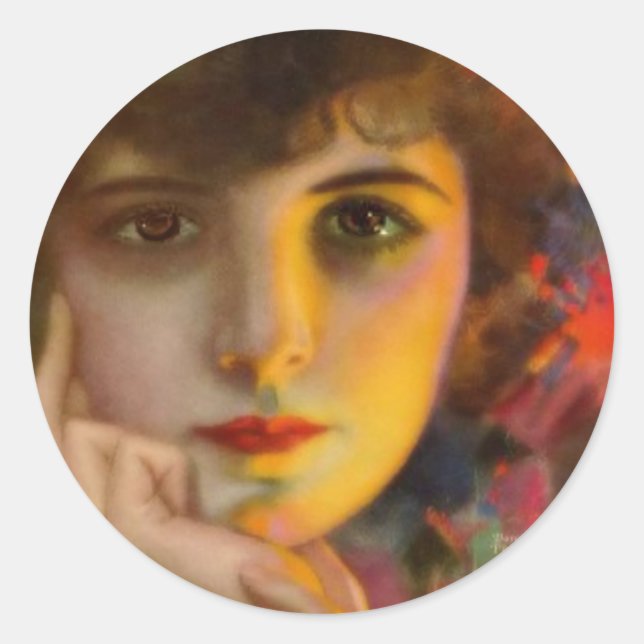 Dorothy Phillips Classic Round Sticker (Front)