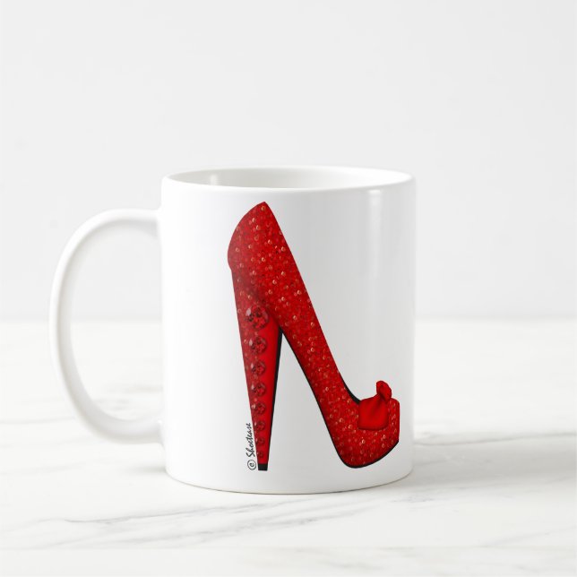 Dorothy Ruby Red Heels Mug (Left)