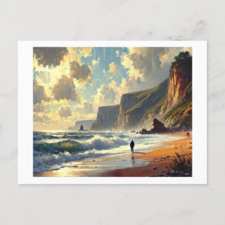 Dorset Beach U.K.,  Postcard