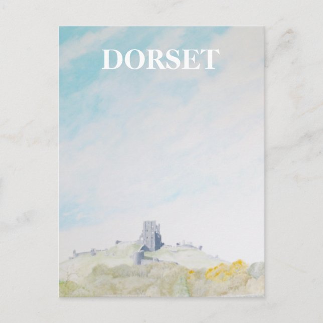 Dorset, Corfe Castle Postcard (Front)