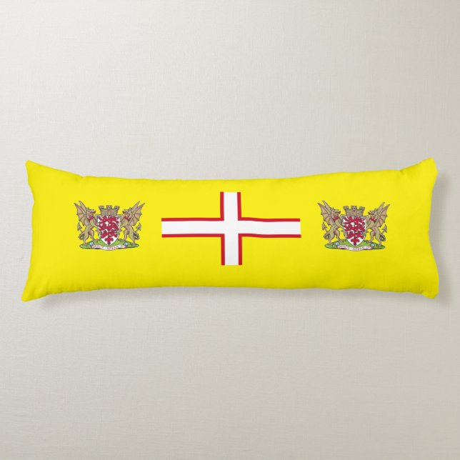 Dorset flag body pillow (Front)