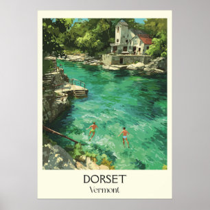 Dorset Vermont Marble Quarry Water Poster