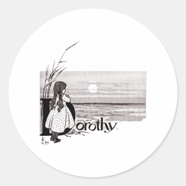 Dorthy Classic Round Sticker (Front)