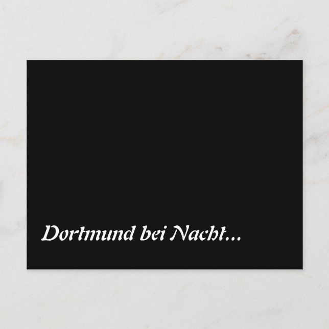 Dortmund bei Nacht Postcard (Front)