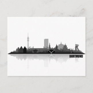 Dortmund City Skyline Postcard