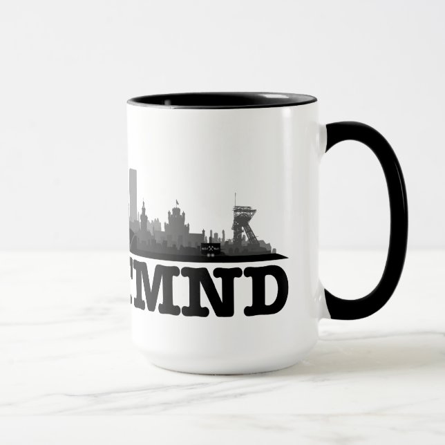 Dortmund City Skyline - Tasse / Becher Mug (Right)