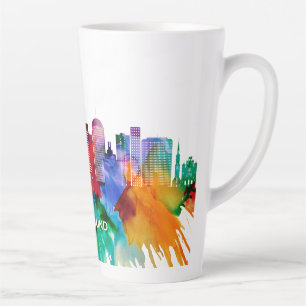 Dortmund Skyline Latte Mug