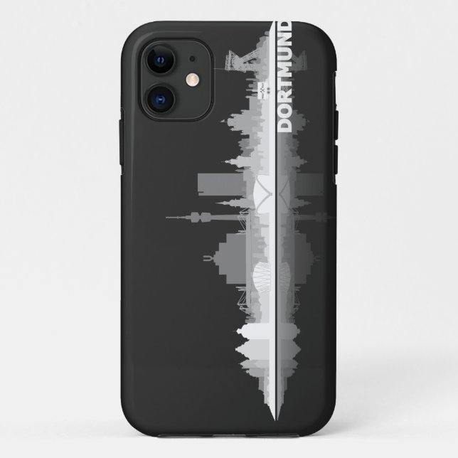 Dortmund town center of skyline iPhone4 covering Case-Mate iPhone Case (Back)