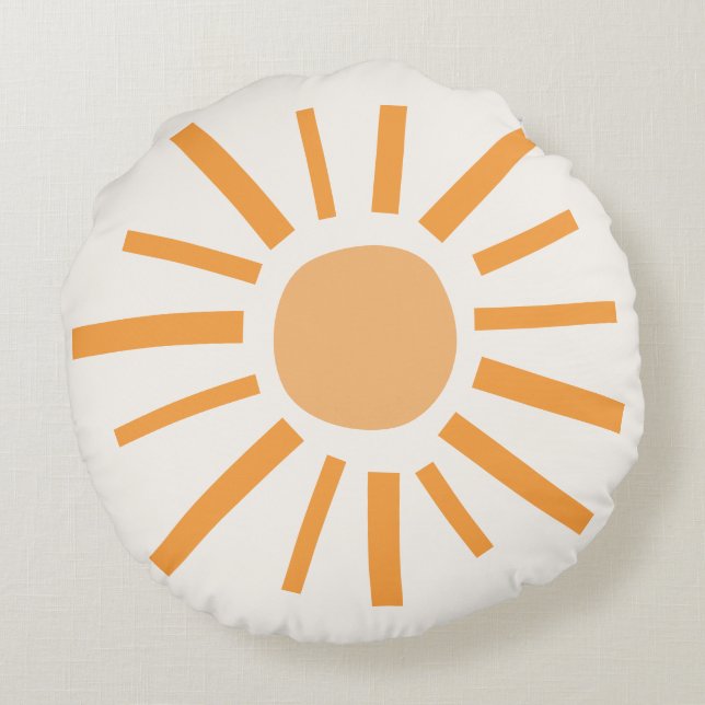 Dortoir doré Sun Boho et Coussin rond (Dos)