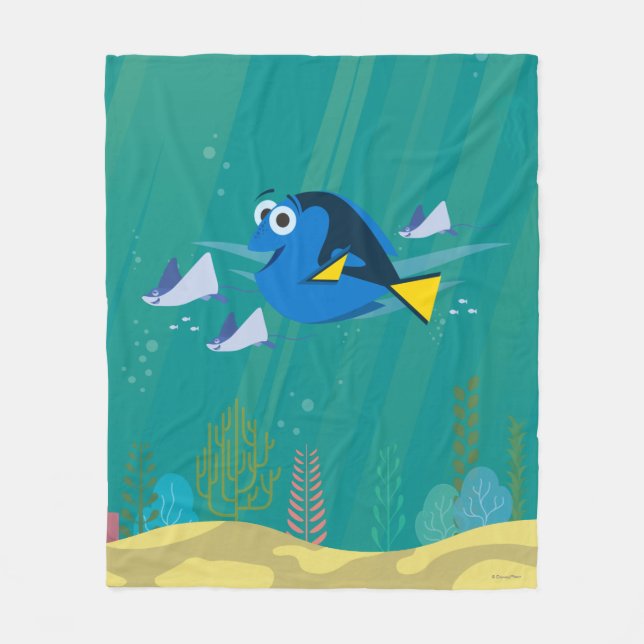Dory | A Journey Beneath the Sea Fleece Blanket (Front)