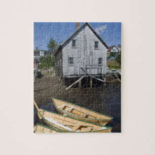 Dory builder,Lunenburg, Nova Scotia, Canada Jigsaw Puzzle