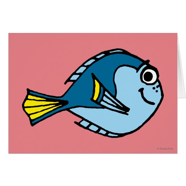 Dory Cartoon (Front Horizontal)