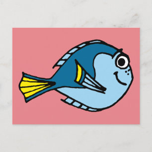 Dory Cartoon Postcard