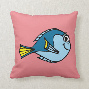 Dory Cartoon Throw Pillow