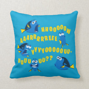 Dory How Are You? Throw Pillow