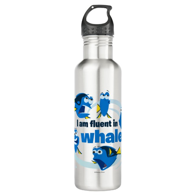 Dory | I am Fluent in Whale 710 Ml Water Bottle (Front)