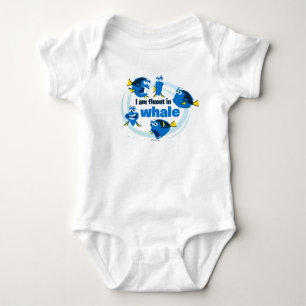 Dory   I am Fluent in Whale Baby Bodysuit