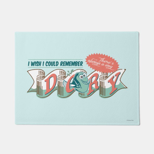 Dory | I Wish I Could Remember Doormat (Front)