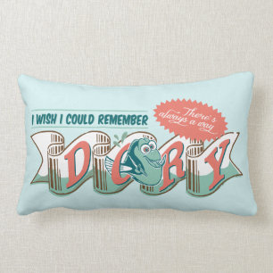 Dory   I Wish I Could Remember Lumbar Pillow