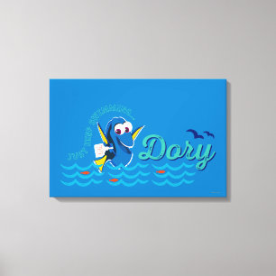 Dory   Just Keep Swimming Canvas Print