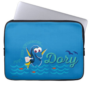 Dory   Just Keep Swimming Laptop Sleeve
