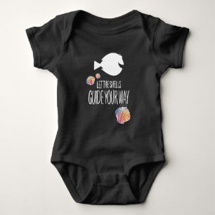 Dory   Let the Shells Guide Your Way Baby Bodysuit