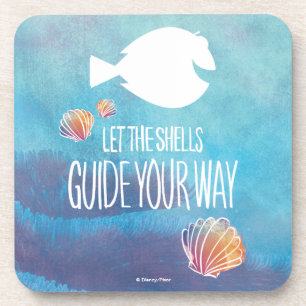 Dory   Let the Shells Guide Your Way Coaster