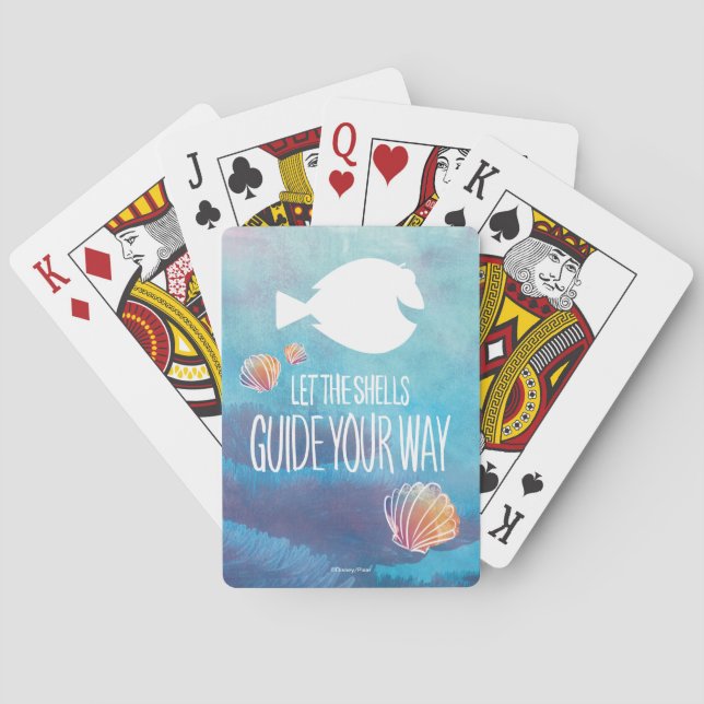 Dory | Let the Shells Guide Your Way Playing Cards (Back)
