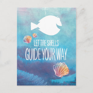 Dory   Let the Shells Guide Your Way Postcard