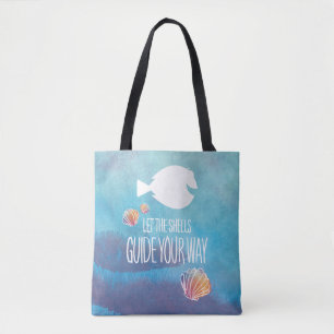 Dory Let the Shells Guide Your Way Tote Bag