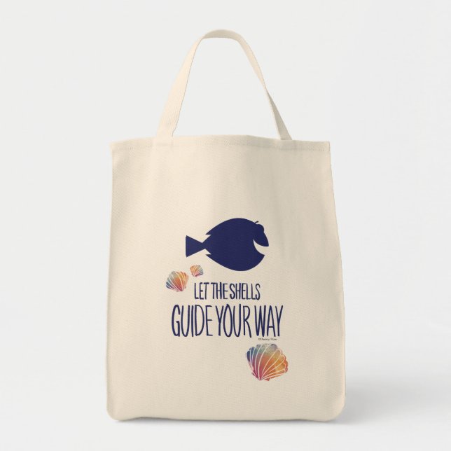 Dory | Let the Shells Guide Your Way Tote Bag (Front)