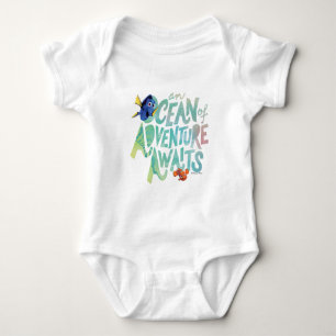 Dory & Nemo   An Ocean of Adventure Awaits Baby Bodysuit