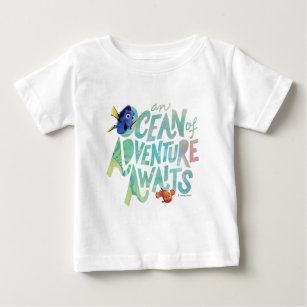 Dory & Nemo   An Ocean of Adventure Awaits Baby T-Shirt