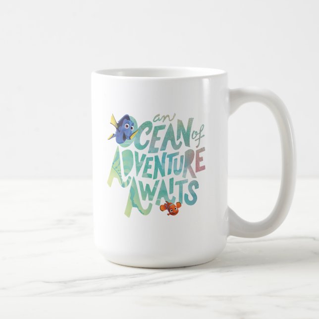 Dory & Nemo | An Ocean of Adventure Awaits Coffee Mug (Right)