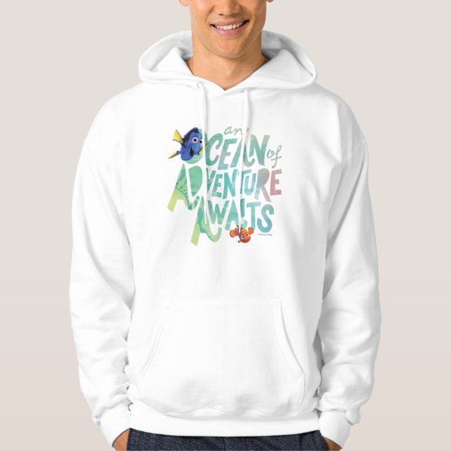 Dory & Nemo | An Ocean of Adventure Awaits Hoodie (Front)