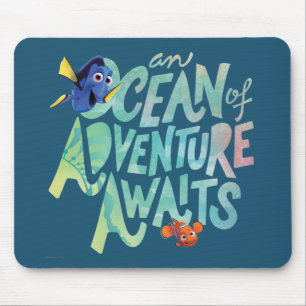 Dory & Nemo   An Ocean of Adventure Awaits Mouse Pad