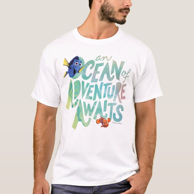 Dory & Nemo | An Ocean of Adventure Awaits T-Shirt (Front)